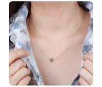 Alphabet Silver Necklace n SPE-5580